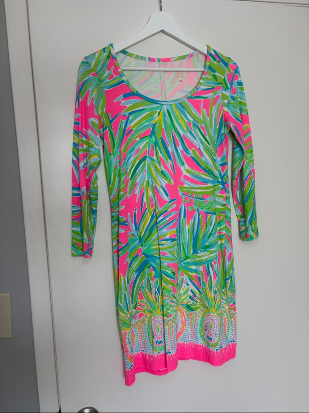 NEW Lilly Pulitzer Beacon Dress in Tiki Pink size XS - Picture 3 of 6